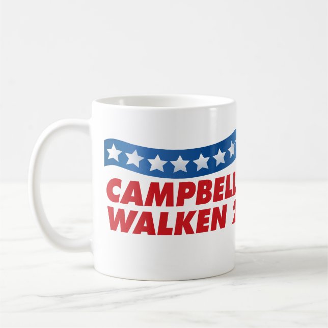Campbell/Walken 2012 Coffee Mug (Left)