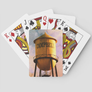 Campbell Water Tower Playing Cards