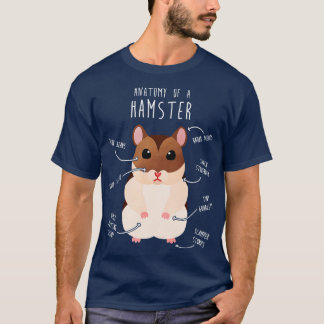 Campbells Dwarf Hamster Anatomy T-Shirt