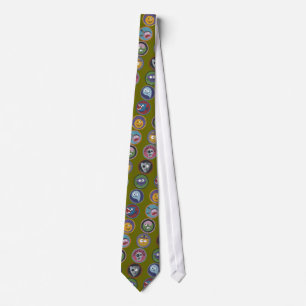 Campblood Merit Badge Tie