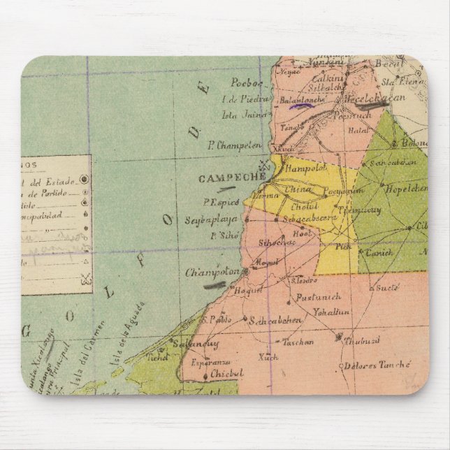 Campeche, Mexico Mouse Pad (Front)