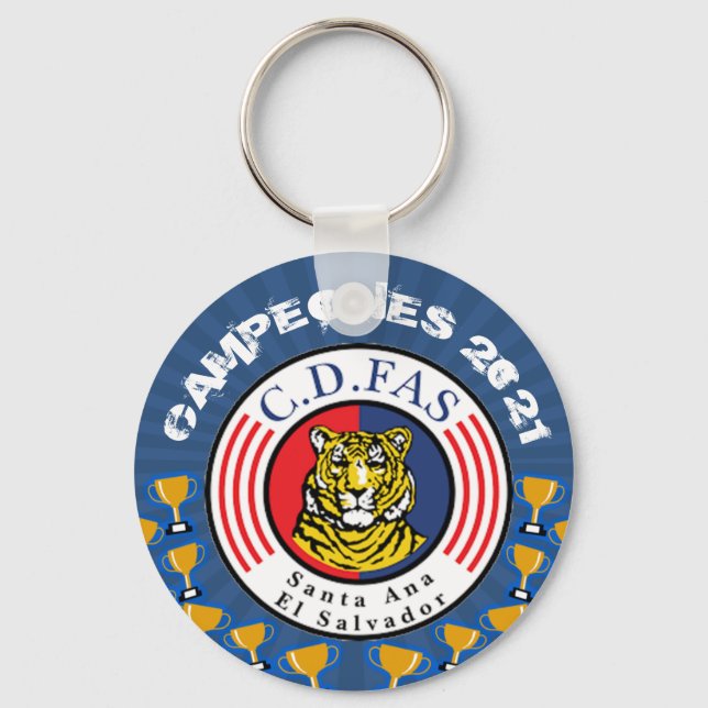 Campeones C.D. FAS Futbol Salvadoreño Key Ring (Front)