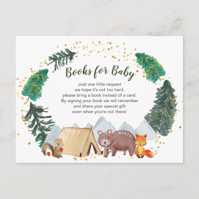 Camper Adventure Baby Books insert card (Front)