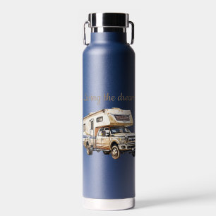 Camper Adventure Living the dream Water Bottle