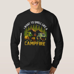 Camper Camping Campfire T-Shirt