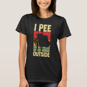 Camper  Camping Outdoor I pee outside T-Shirt