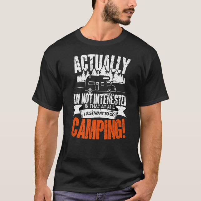 Camper Caravan  Camping 1 T-Shirt (Front)