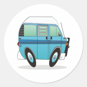 Camper Classic Round Sticker