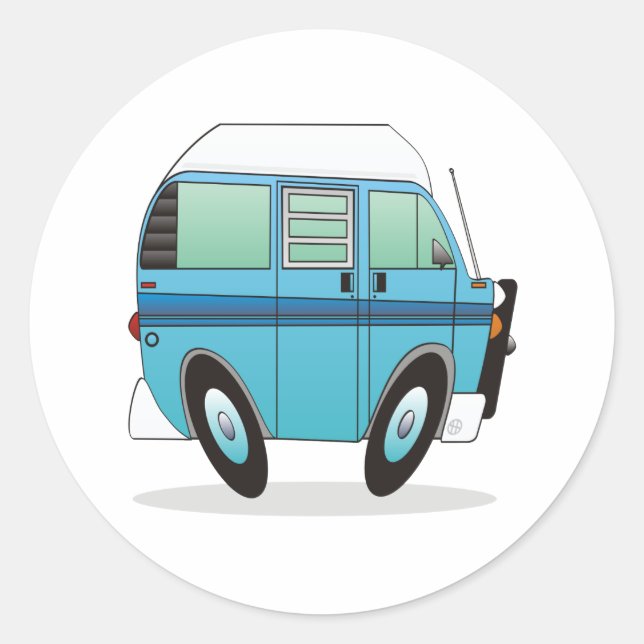Camper Classic Round Sticker (Front)