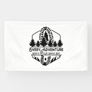 Camper Everyday Adventure Start With A Single Step Banner