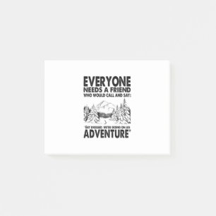 Camper Gift   Everyone Needs A Friend Birthday Post-it Notes
