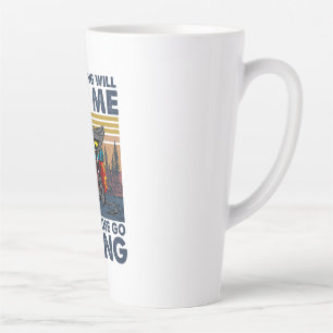 Camper Gift   Go Hiking With Cat Birthday Latte Mug
