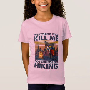 Camper Gift Go Hiking With Cat Birthday T-Shirt
