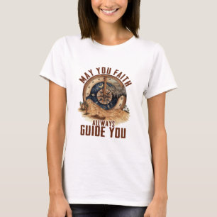 Camper Gift May You Faith Allways Guild You Xmas T-Shirt