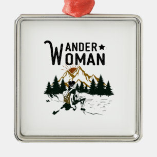 Camper Gift Wander Woman Birthday Metal Tree Decoration