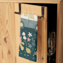 Camper Life! nightime Kitchen Towel