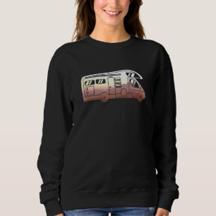 Camper Motorhome Camping Van Mobile Home Romantic Sweatshirt