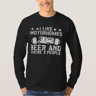 Camper  Motorhomes And Beer Camping T-Shirt