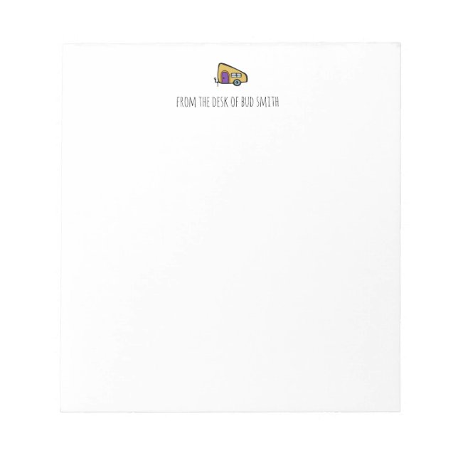 Camper Notepad (Front)