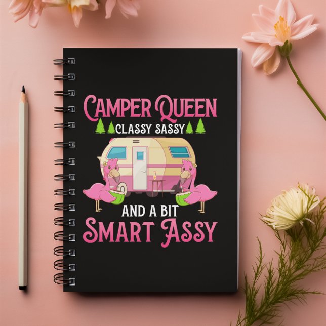 Camper Queen Classy Sassy Smart Funny Women Girls Notebook (Creator Uploaded)