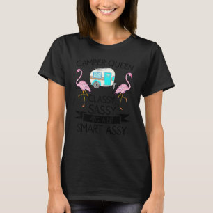 Camper Queen Sassy For Women Rv Camping T-Shirt