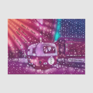 Camper Retro Hippie You Got This Inspirational Tissue Paper