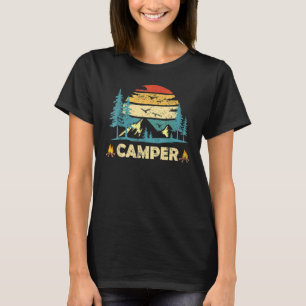 Camper Retro Vintage  Matching Camping Crew T-Shirt