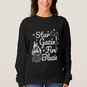 Camper - Star Gazin Fire Blazing Tee Campfire In S