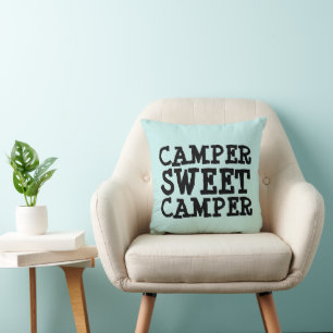 CAMPER SWEET CAMPER THROW PILLOW