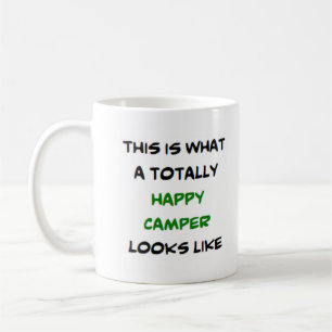 camper, totally happy coffee mug