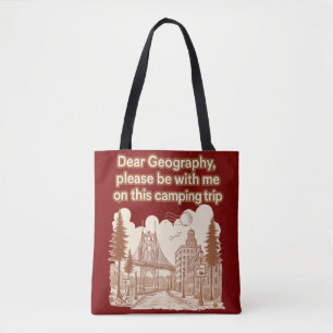camper tote bag