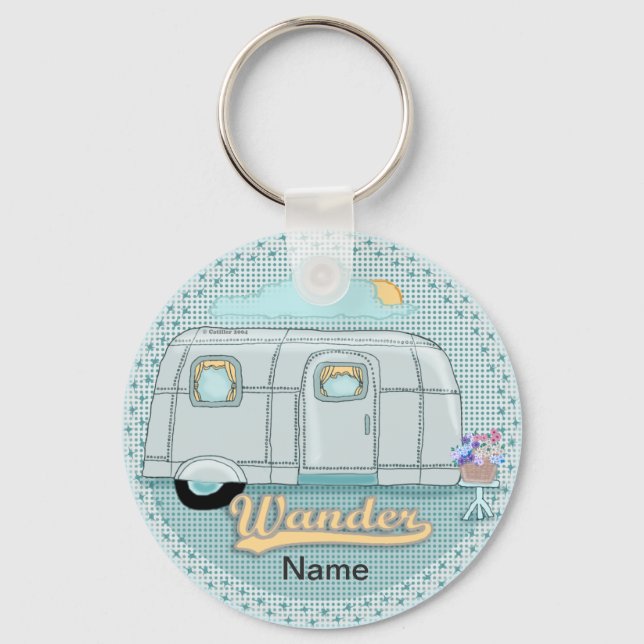 Camper Trailer Key Ring (Front)
