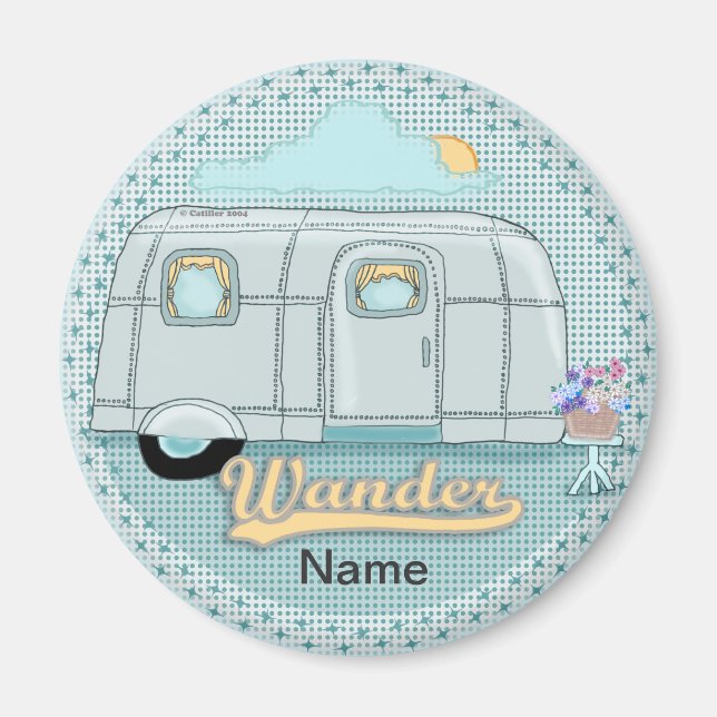 Camper Trailer  Magnet (Front)