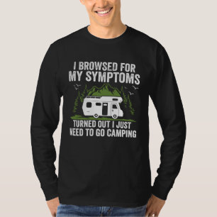 Camper Travel I Just Need To Go Camping Trailer T-Shirt