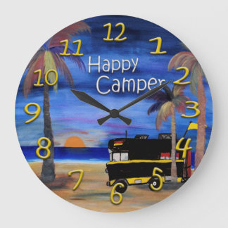 camper wall clock