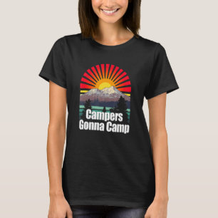 Campers Gonna Camp Tropical Tour Sunny Cruise Camp T-Shirt