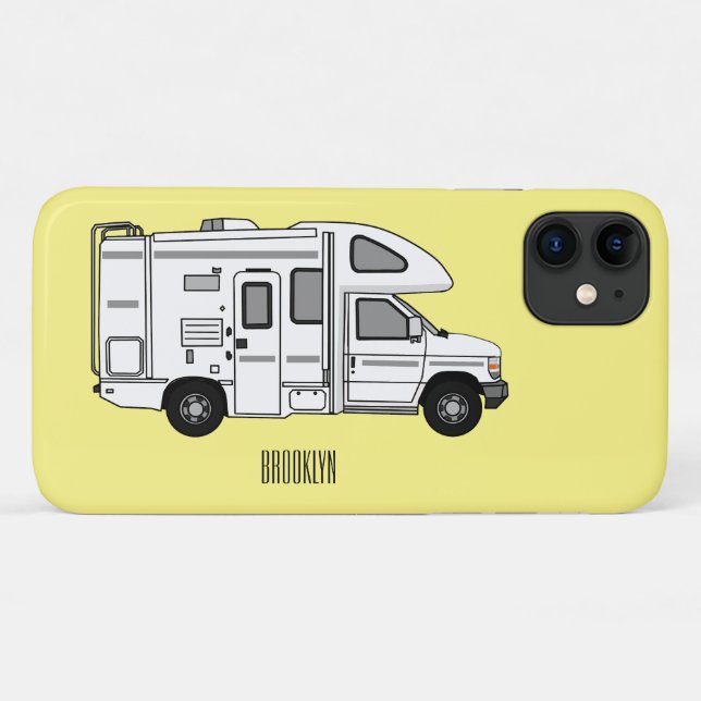 Campervan cartoon illustration Case-Mate iPhone case (Back (Horizontal))