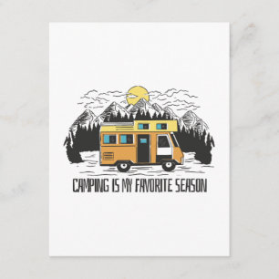 Campervan Mountain Retreat Enclosure Card
