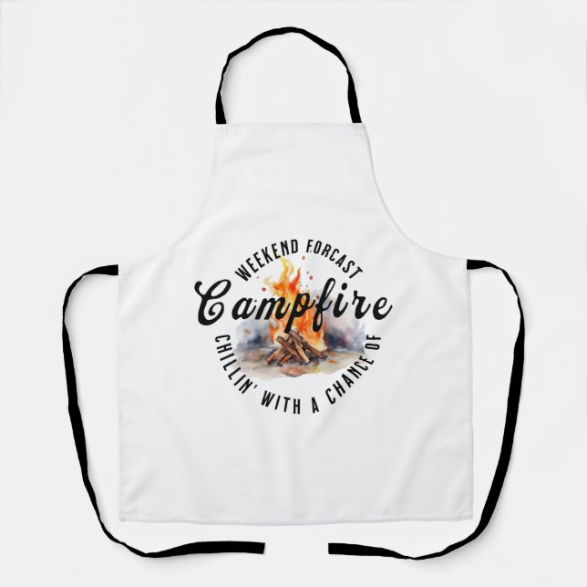 Campfire Apron, Camping Apron (Front)