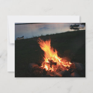 Campfire at Sunset