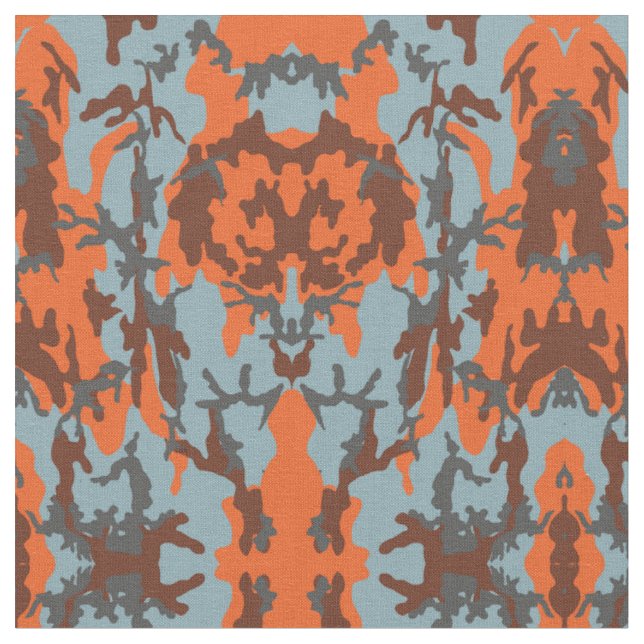 Campfire Camo Military Camouflage Armed Forces Fabric (Close Up)