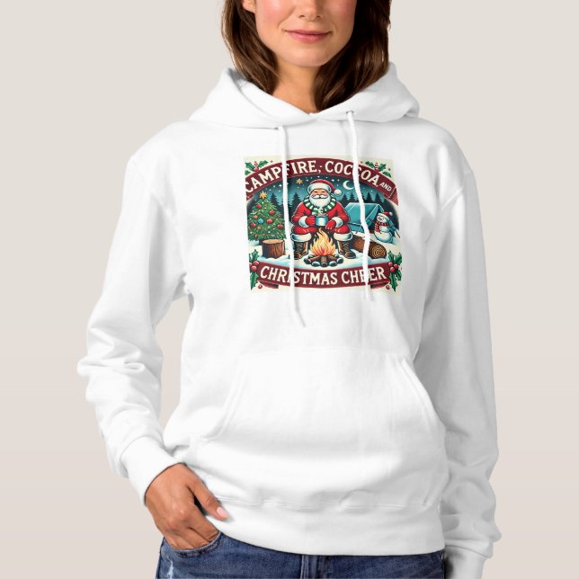 Campfire, Cocoa, and Christmas Cheer: Cosy Up for  Hoodie (Front)