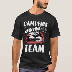Campfire Drinking Team  RV Camping  Carabiner Mens T-Shirt