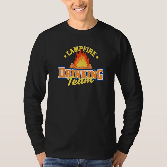 Campfire Drinking Team T-Shirt (Front)