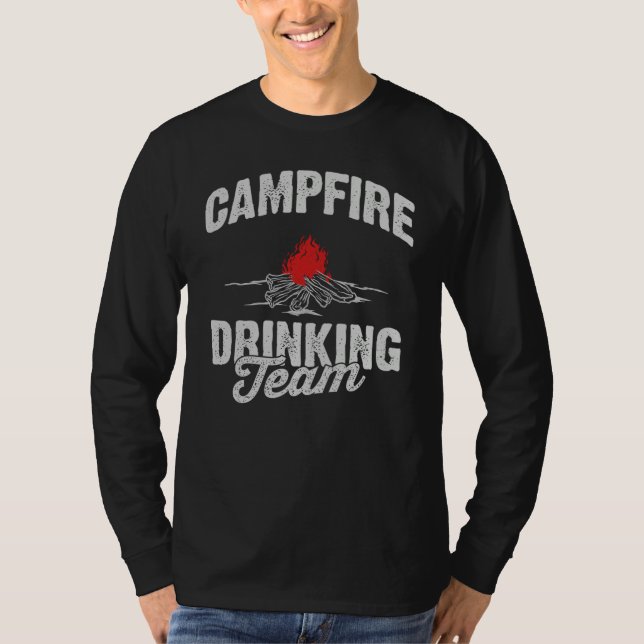 Campfire Drinking Team T-Shirt (Front)