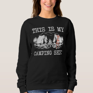 Campfire Ibizan Hound Dog This Is My Camping Sweatshirt