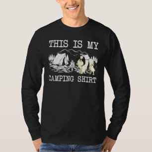 Campfire Japanese Chin Dog This Is My Camping T-Shirt