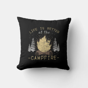 Campfire - Life Is Better By The Campfire Cushion