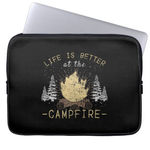 Campfire - Life Is Better By The Campfire Laptop Sleeve
