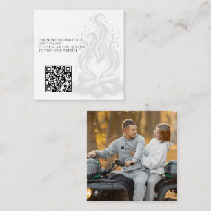 Campfire Love QR Code Enclosure Card